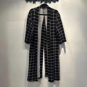 Shein duster with split in back